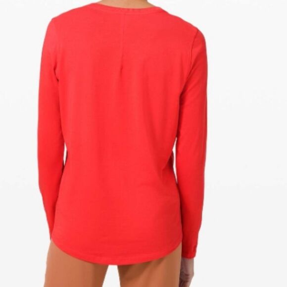 Lululemon Ever Ready Long Sleeve Pink Punch Brand New Tag Attached Womens Gift - Picture 5 of 15